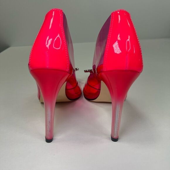 Good American Women’s Hot Pink Cinder-f*cking-rella Pump Size 9.5 - Picture 5 of 7